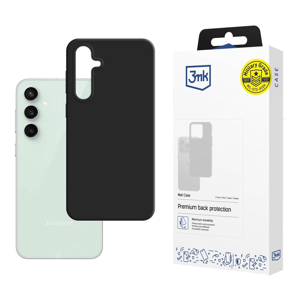 ETUI SAMSUNG GALAXY S23 FE - 3MK MATT CASE CZARNE
