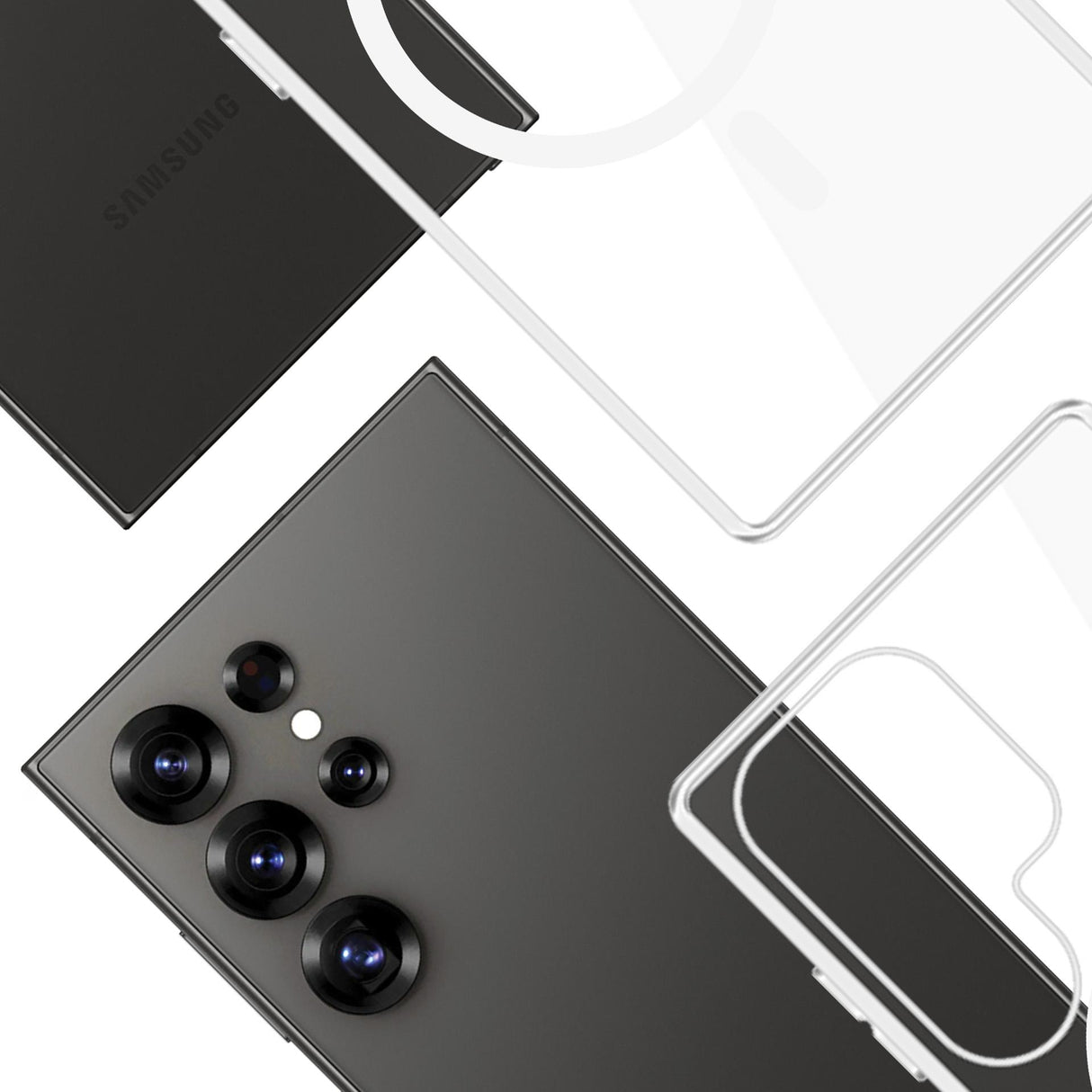 ETUI SAMSUNG GALAXY S25 ULTRA - 3MK CLEAR MAGCASE