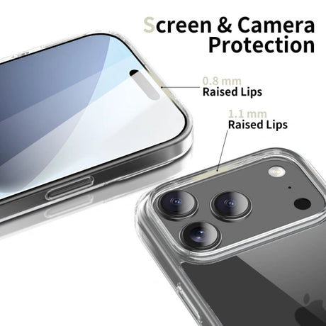 ETUI TECH-PROTECT FLEXAIR HYBRID IPHONE 17 PRO CLEAR TRANSPARETNE