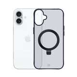 ETUI APPLE IPHONE 16 PLUS - 3MK SMOKE CASE MAG&STAND