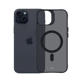 ETUI APPLE IPHONE 15 PLUS - 3MK SMOKE MAGCASE