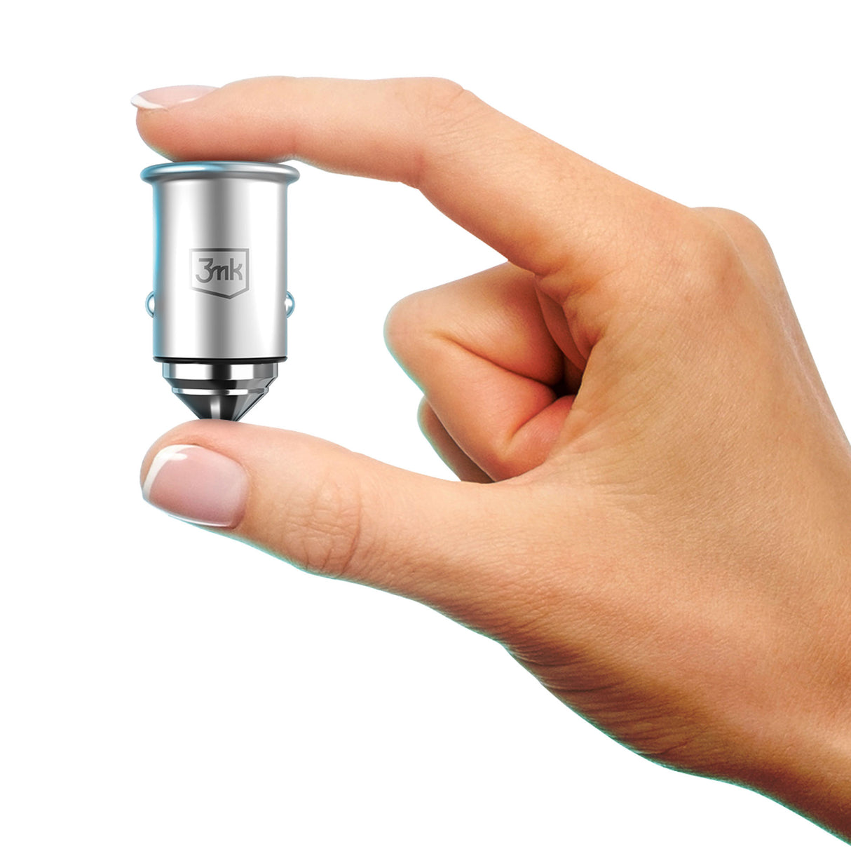 ŁADOWARKA SAMOCHODOWA 3MK HYPER CAR CHARGER 30W PD QC PPS USB 1A1C SILVER