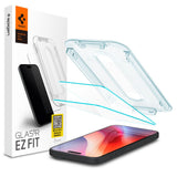 SZKŁO HARTOWANE SPIGEN GLAS.TR ”EZ FIT” 2-PACK IPHONE 16 PRO MAX CLEAR TRANSPARETNE