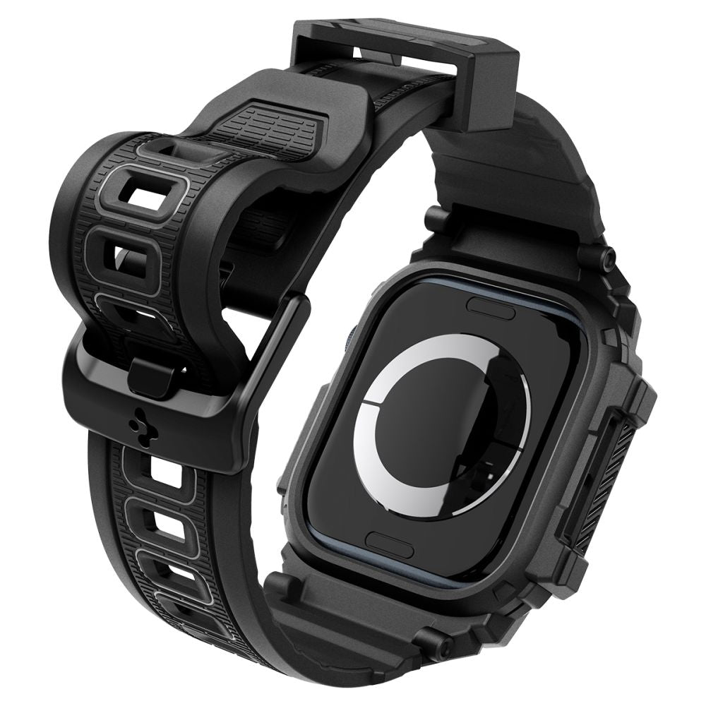 PASEK SPIGEN RUGGED ARMOR ”PRO” APPLE WATCH 10 (46 MM) CZARNY
