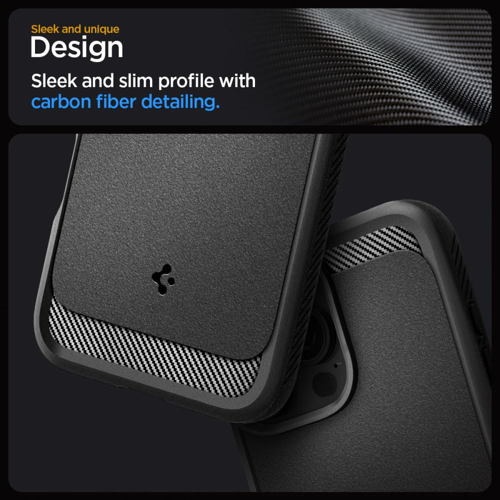 ETUI SPIGEN RUGGED ARMOR MAG MAGSAFE IPHONE 16 PRO MAX CZARNE