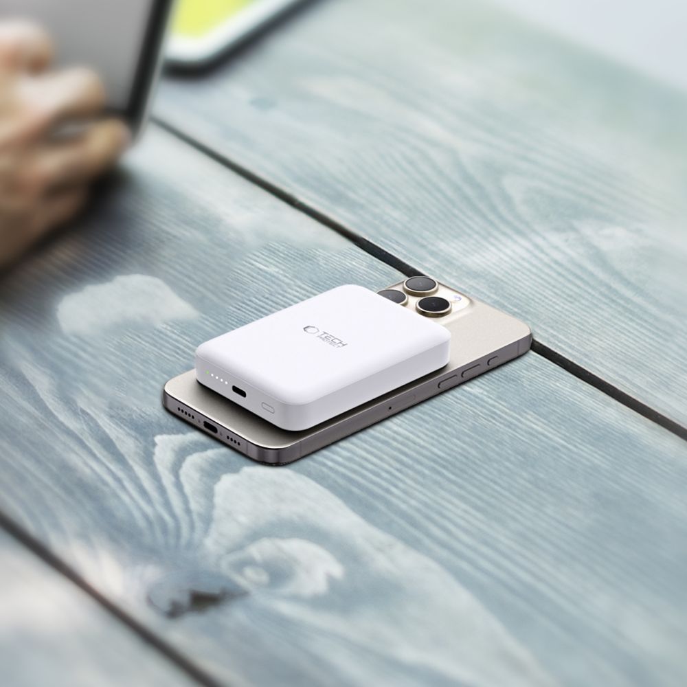 POWERBANK TECH-PROTECT PB11 LIFEMAG MAGSAFE POWER BANK 10000MAH BIAŁY