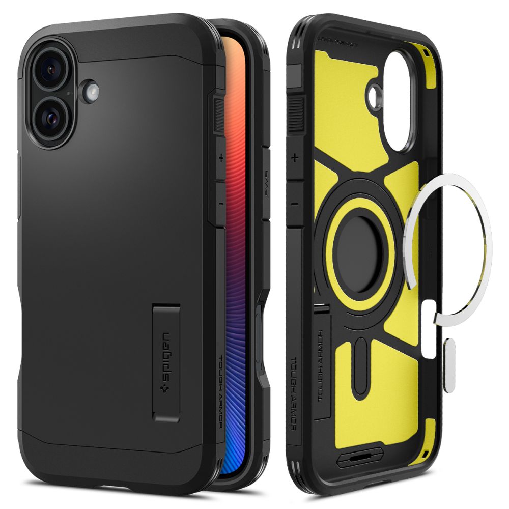 ETUI SPIGEN TOUGH ARMOR MAG MAGSAFE IPHONE 16 PLUS CZARNE