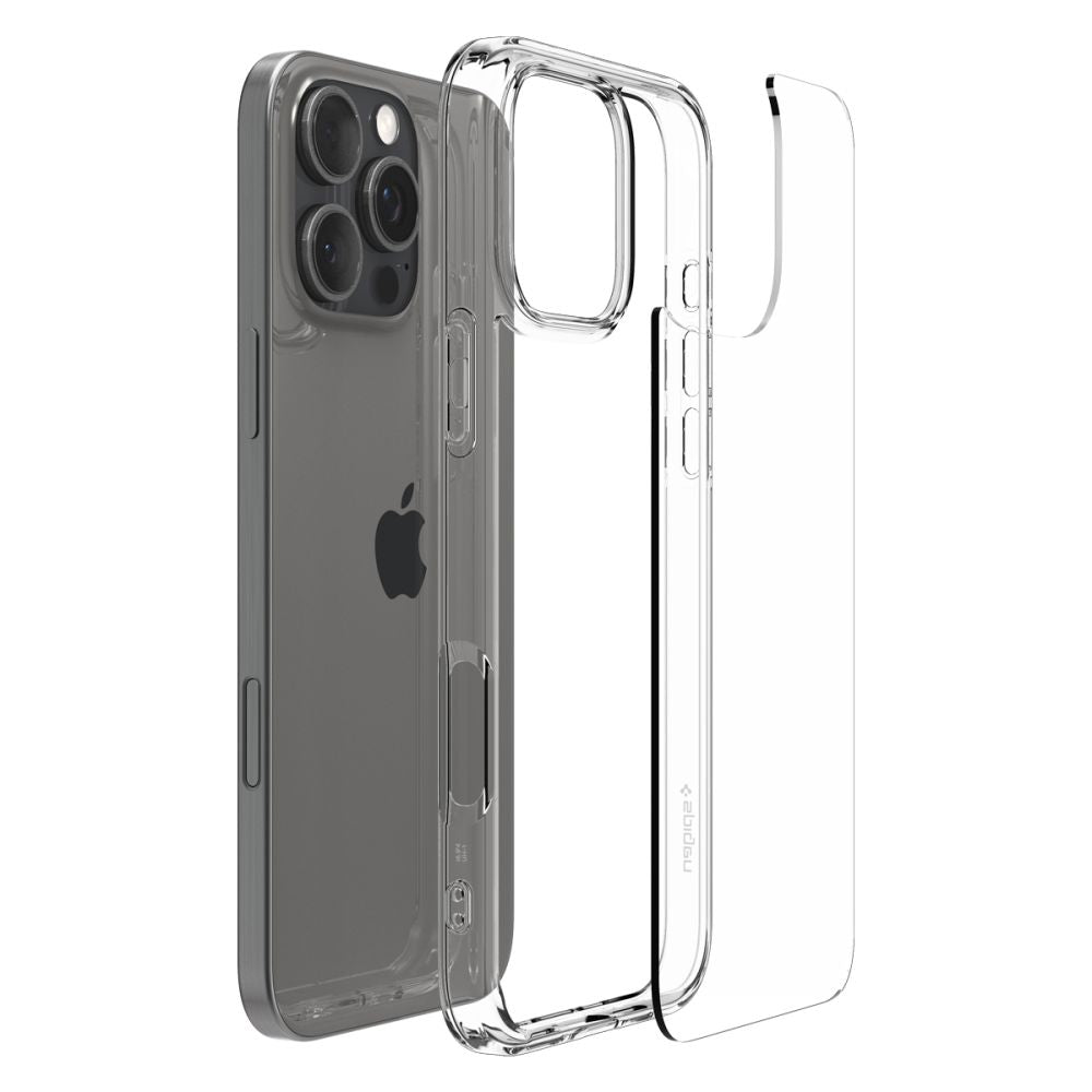 ETUI SPIGEN ULTRA HYBRID IPHONE 16 PRO CRYSTAL CLEAR TRANSPARETNE