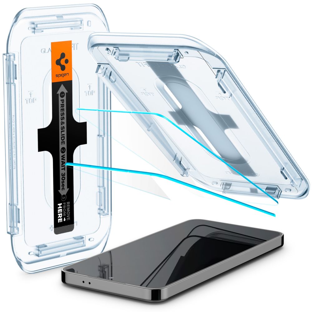 SZKŁO HARTOWANE SPIGEN GLAS.TR ”EZ FIT” 2-PACK SAMSUNG GALAXY S24+ PLUS / S25+ PLUS CLEAR