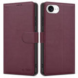 ETUI OTWIERANE TECH-PROTECT WALLET IPHONE 16E MULBERRY CIEMNO FIOLETOWE