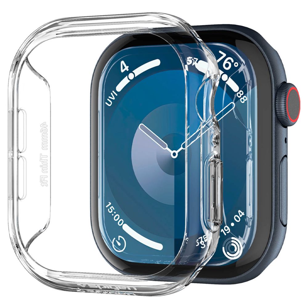ETUI NAKŁADKA SPIGEN THIN FIT APPLE WATCH 10 (46 MM) CRYSTAL CLEAR TRANSPARETNE