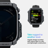 ETUI NAKŁADKA SPIGEN RUGGED ARMOR APPLE WATCH 10 (46 MM) DARK GREY SZARE