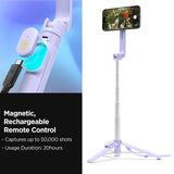 SELFIE STICK TRIPOD SPIGEN S571W MAGSAFE BLUETOOTH FIOLETOWY