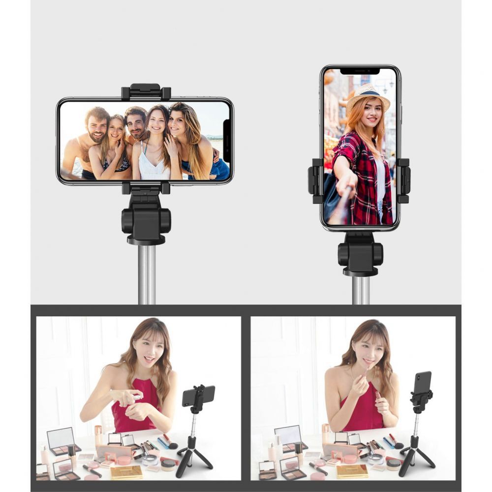 SELFIE STICK TRIPOD TECH-PROTECT L02S BLUETOOTH CZARNY