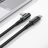 KABEL TECH-PROTECT ULTRABOOST ”L” TYPE-C CABLE 60W/6A 200CM SZARY