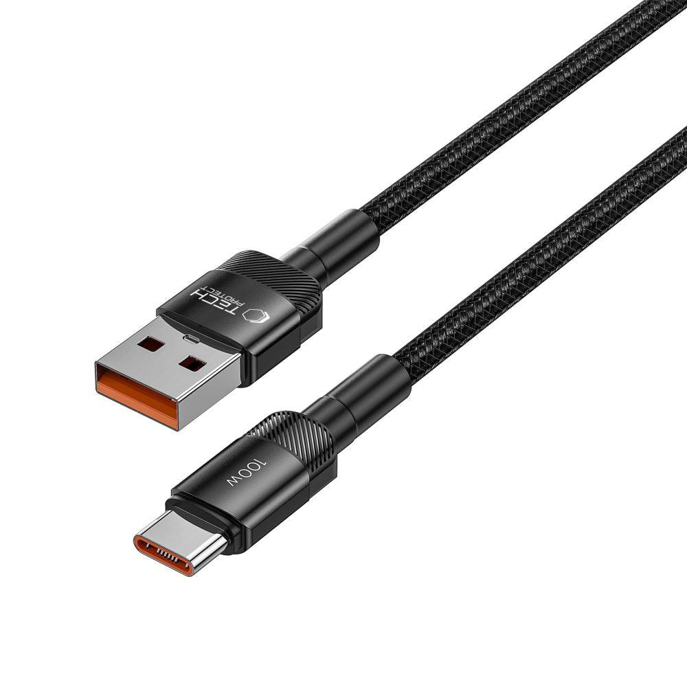 KABEL TECH-PROTECT ULTRABOOST EVO TYPE-C CABLE 100W/5A 25CM CZARNY