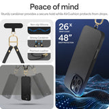 ETUI ZE SMYCZKA SPIGEN CYRILL KAJUK CLASSIC CHARM MAG MAGSAFE IPHONE 16 PRO BLACK CZARNE