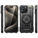 ETUI SUPCASE UB GRIP MAG MAGSAFE IPHONE 16 PRO CZARNE