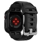PASEK SPIGEN RUGGED ARMOR ”PRO” APPLE WATCH 4 / 5 / 6 / 7 / 8 / 9 / SE (44 / 45 MM) CZARNY