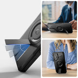 ETUI TECH-PROTECT KEVLAR MAGSAFE+ SAMSUNG GALAXY S25 CZARNE