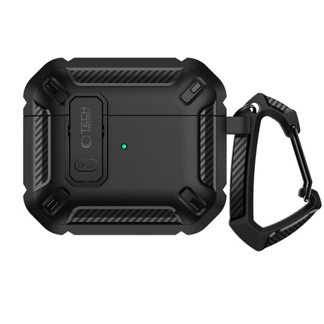 ETUI NA SŁUCHAWKI TECH-PROTECT X-CARBO APPLE AIRPODS PRO 1 / 2 CZARNE