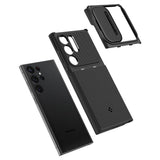 ETUI SPIGEN OPTIK ARMOR SAMSUNG GALAXY S23 ULTRA BLACK CZARNE