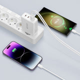 ŁADOWARKA SIECIOWA TECH-PROTECT NC100W-GAN 4-PORT NETWORK CHARGER PD100W/QC3.0 CZARNA