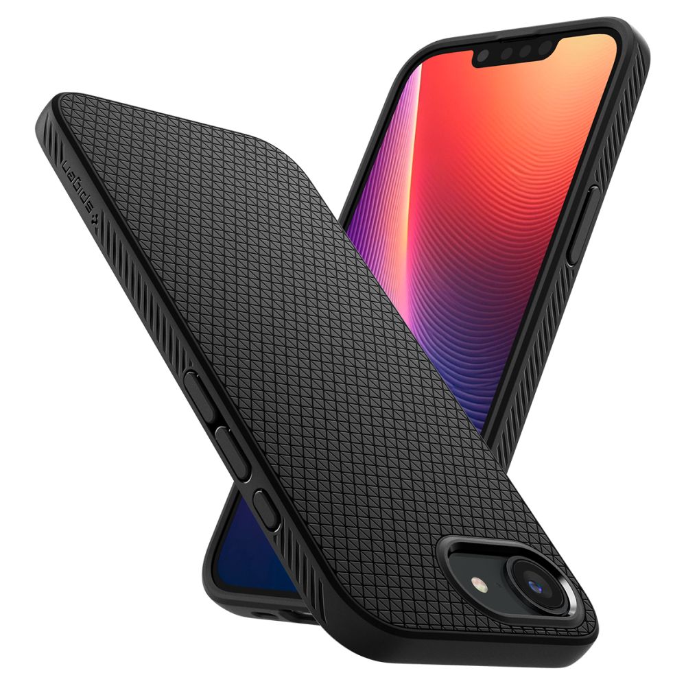 ETUI SPIGEN LIQUID AIR IPHONE 16E CZARNE