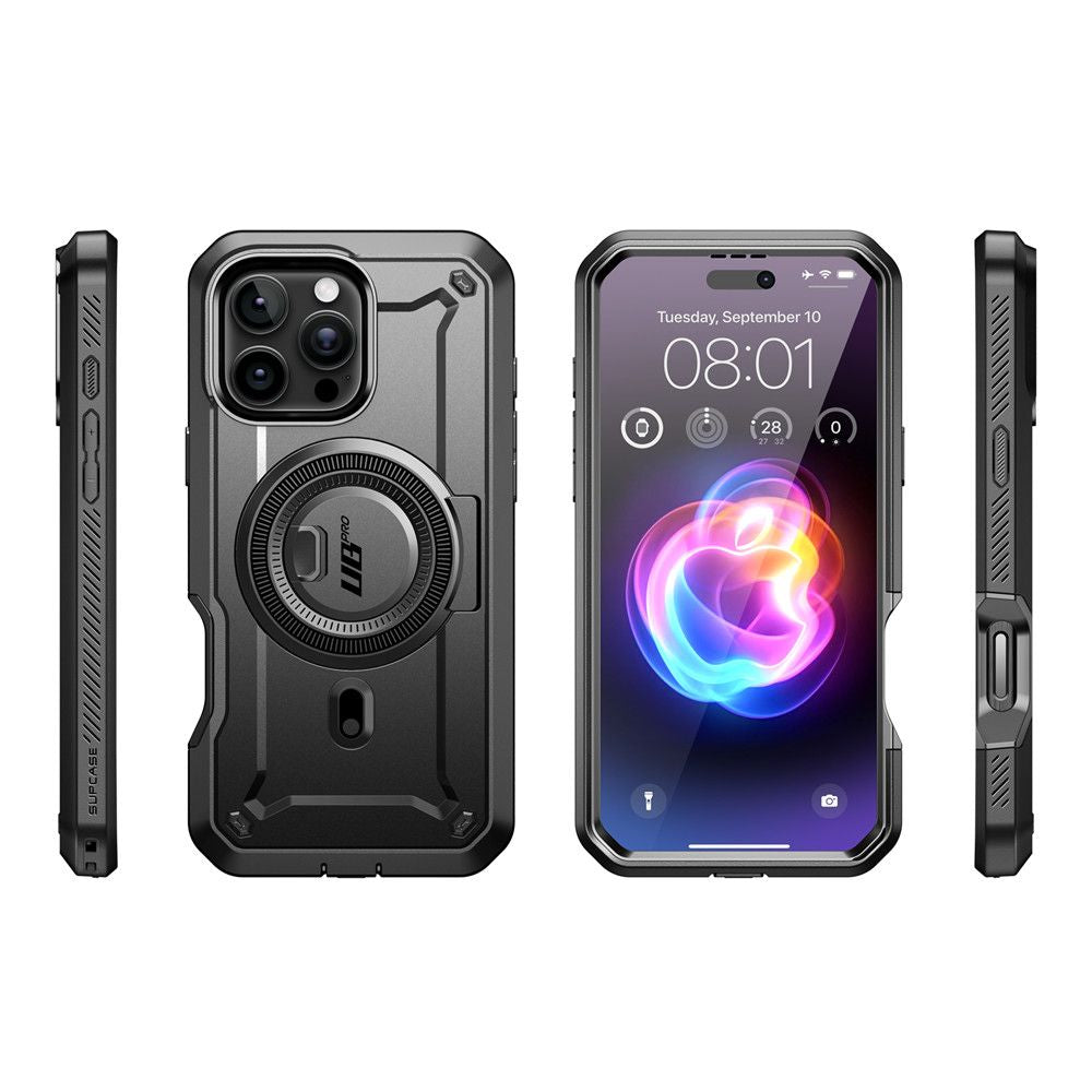 ETUI SUPCASE UB PRO MAG MAGSAFE IPHONE 16 PRO MAX CZARNE