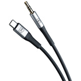 ADAPTER 3MK AUX CABLE USB-C - JACK 3,5 MM CZARNY