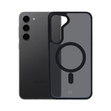 ETUI SAMSUNG GALAXY S23 5G - 3MK SMOKE MAGCASE