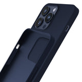 ETUI APPLE IPHONE 15 PRO - 3MK SILICONE CASE DARK NAVY GRANATOWE
