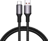 KABEL RETRO ROCOREN USB DO USB-C RETRO SERIES 3A, 2M SZARY