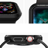 PASEK SPIGEN RUGGED ARMOR APPLE WATCH 4 / 5 / 6 / 7 / 8 / 9 / SE (40 / 41 MM) CZARNY