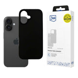 ETUI APPLE IPHONE 16 - 3MK SILICONE CASE CZARNE