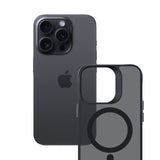 ETUI APPLE IPHONE 15 PRO - 3MK SMOKE MAGCASE