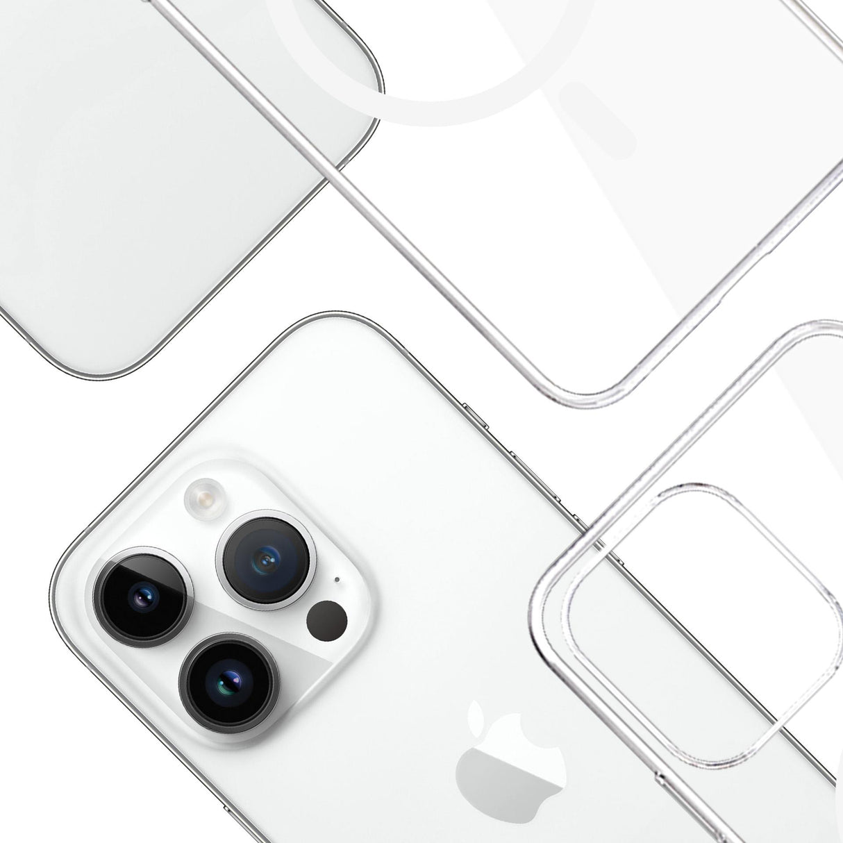 ETUI APPLE IPHONE 14 PRO - 3MK CLEAR MAGCASE