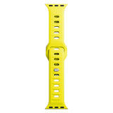 PASEK SILIKONOWY 42/44/45/46/49 MM 3MK SILICONE WATCH STRAP FOR APPLE ŻÓŁTY