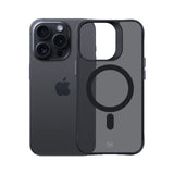 ETUI APPLE IPHONE 15 PRO - 3MK SMOKE MAGCASE
