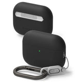 ETUI NA SŁUCHAWKI RINGKE SILICONE APPLE AIRPODS PRO 3 BLACK CZARNE