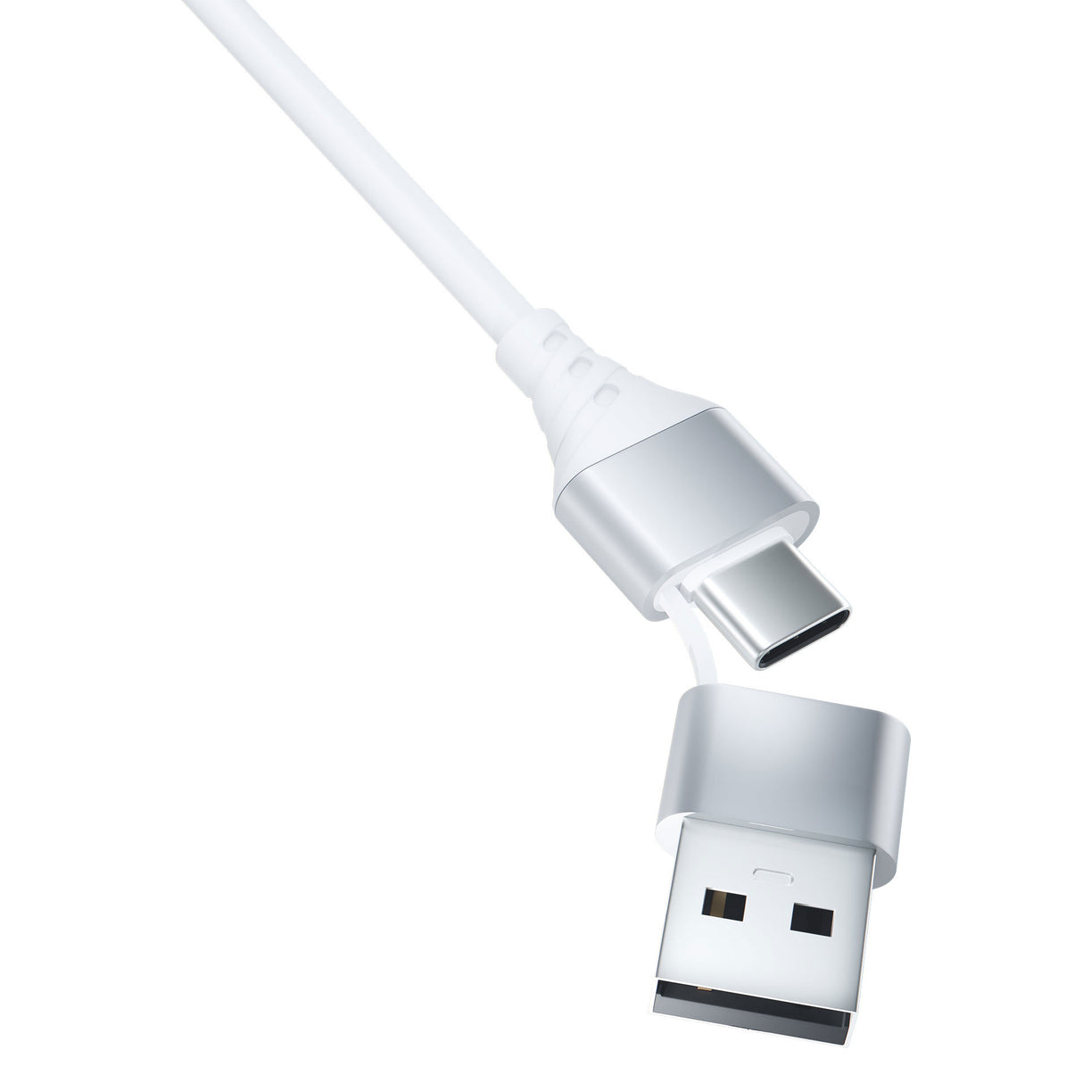 KABEL 3W1 3MK HYPER CABLE 3IN1 A/C TO C/MICRO/LIGHTNING 1.5M WHITE BIAŁY