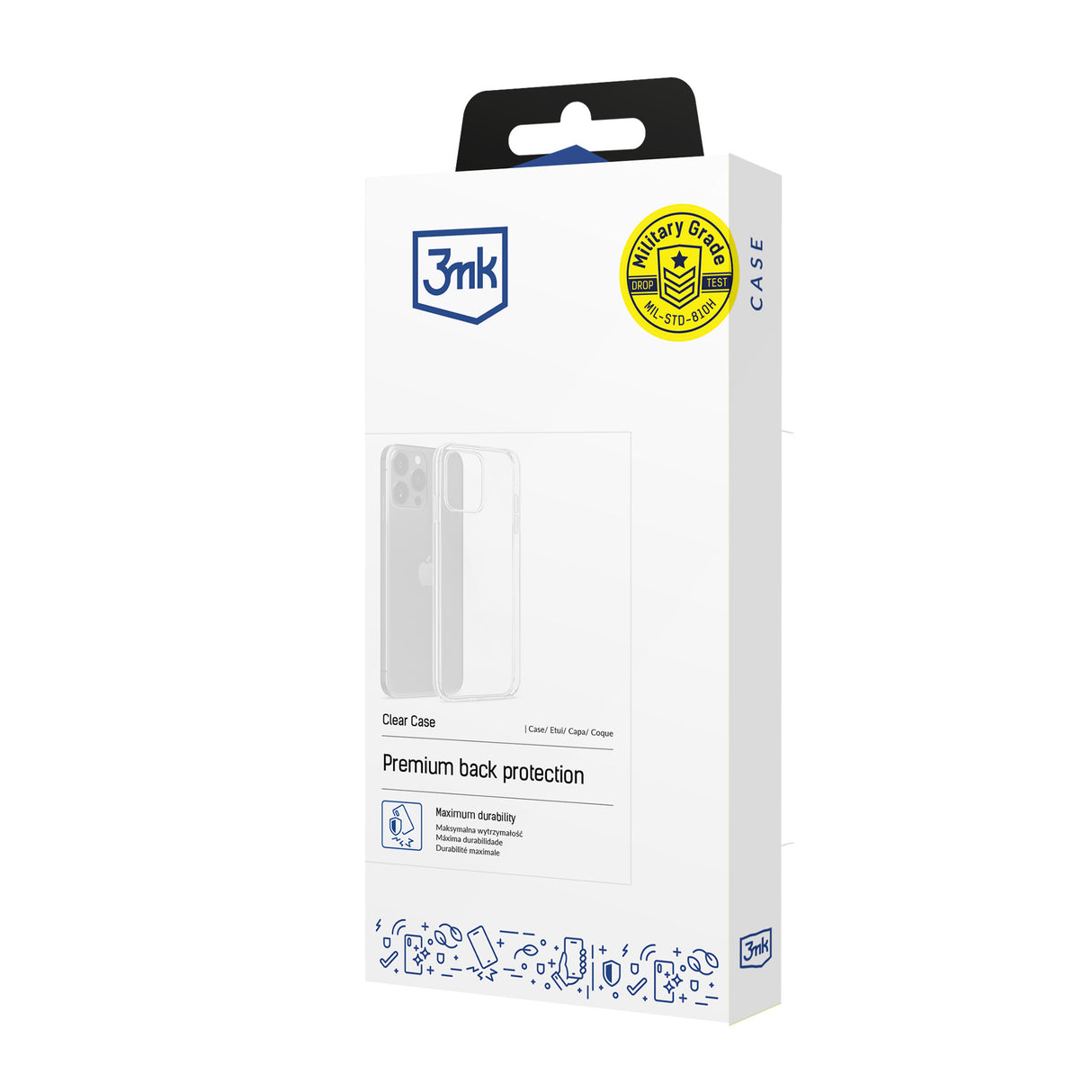 ETUI SAMSUNG GALAXY S25+ - 3MK CLEAR CASE
