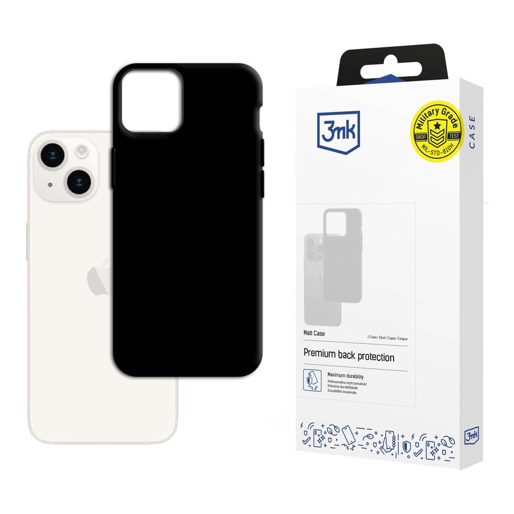 ETUI APPLE IPHONE 15 PLUS - 3MK MATT CASE CZARNE