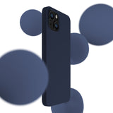 ETUI APPLE IPHONE 15 - 3MK SILICONE CASE DARK NAVY GRANATOWE