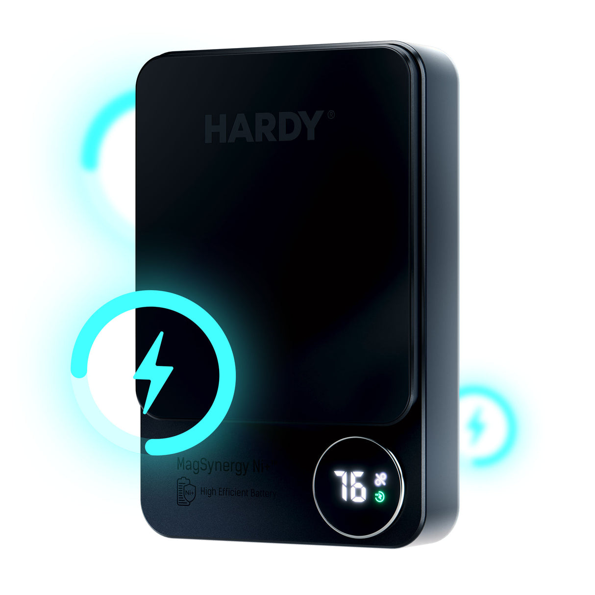 POWERBANK 3MK HARDY MAGSYNERGY NI+ 10,000MAH 22.5W USB 1C1L-BLACK CZARNY