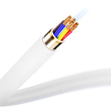 KABEL 3MK HYPER SILICONE CABLE USB C DO USB C 2M 100W WHITE BIAŁY