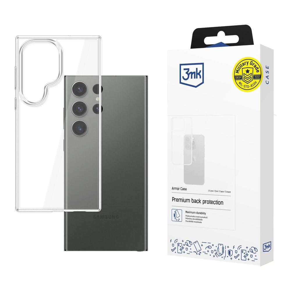 ETUI SAMSUNG GALAXY S24 ULTRA - 3MK ARMOR CASE TRANSPARETNE