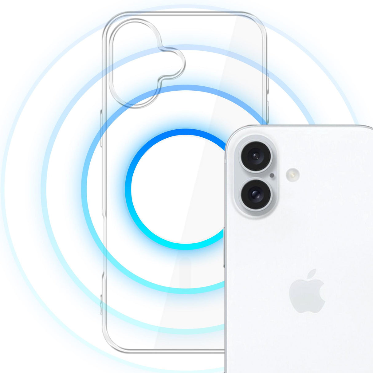 ETUI APPLE IPHONE 16 PLUS - 3MK CLEAR MAGCASE