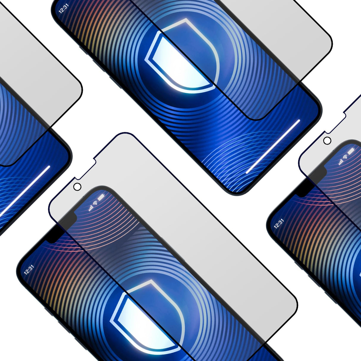 SZKŁO HARTOWANE PRYWATYZUJĄCE MATOWE APPLE IPHONE 13/13 PRO/14/ 16E - 3MK HARDGLASS MATT MAX PRIVACY