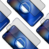 SZKŁO HARTOWANE PRYWATYZUJĄCE MATOWE APPLE IPHONE 13/13 PRO/14/ 16E - 3MK HARDGLASS MATT MAX PRIVACY